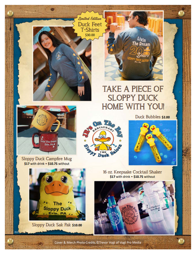 Sloppy Duck Saloon Menu Page 6